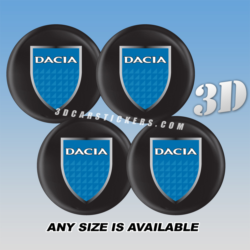 DACIA Decals For Wheel Center Caps 