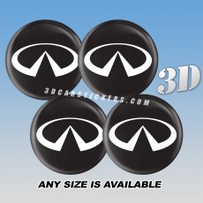 INFINITI Decals For Wheel Center Caps 