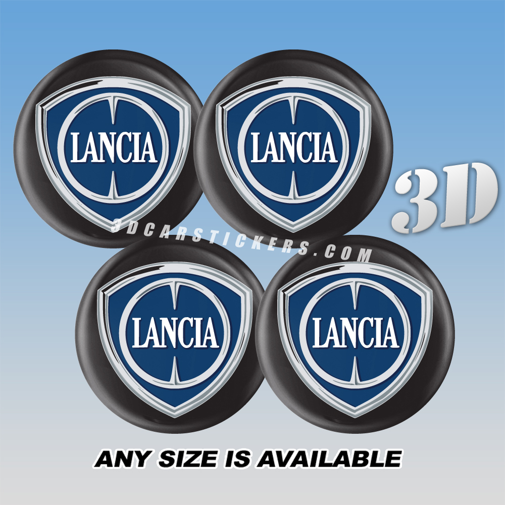 LANCIA Decals For Wheel Center Caps 