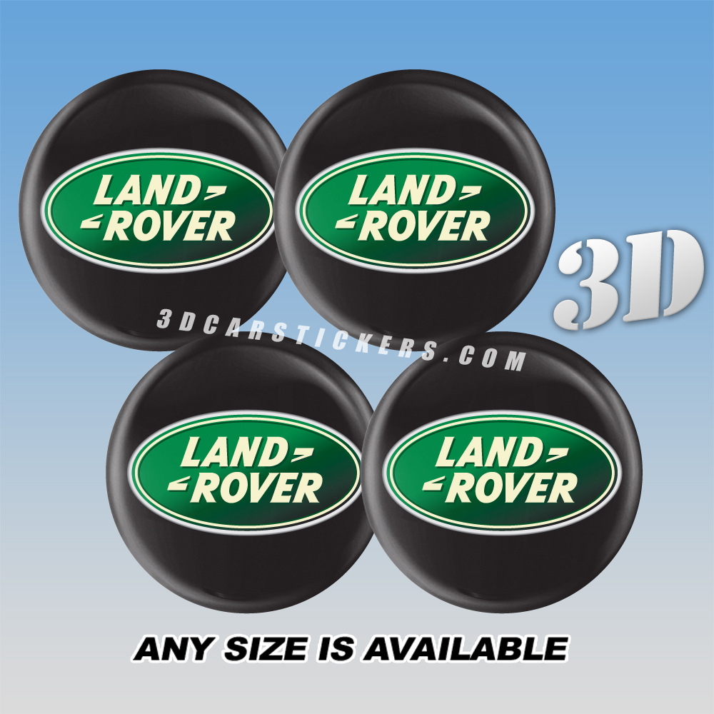 LAND-ROVER Decals For Wheel Center Caps 