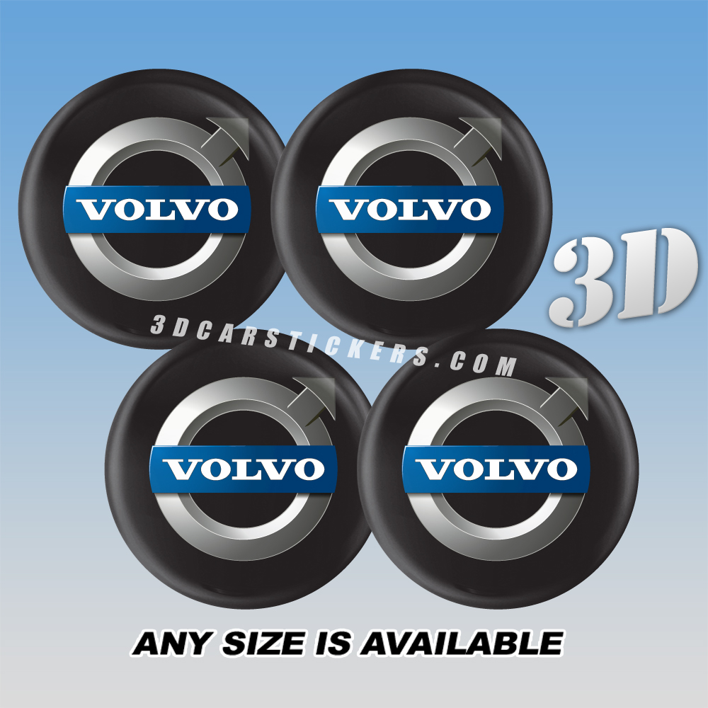 VOLVO Decals For Wheel Center Caps 