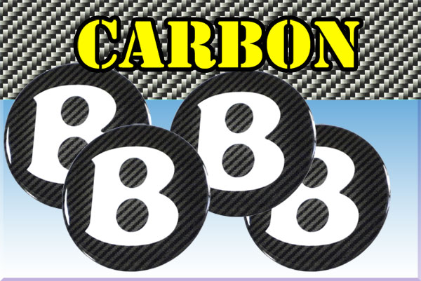 BENTLEY 3d car stickers for wheel center caps СARBON LOOK