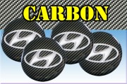 HYUNDAI 3d car stickers for wheel center caps СARBON LOOK ― Online shop 3D wheel center caps
