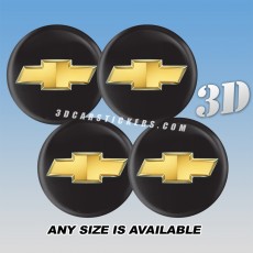 CHEVROLET Decals For Wheel Center Caps 
