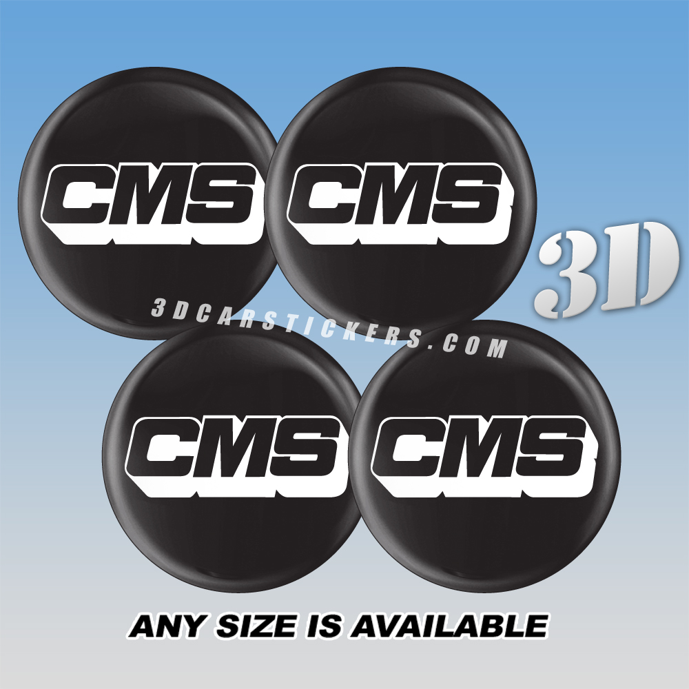 CMS Decals For Wheel Center Caps