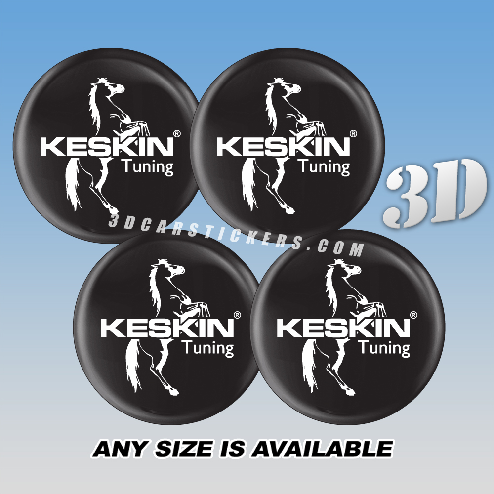 KESKIN Decals For Wheel Center Caps