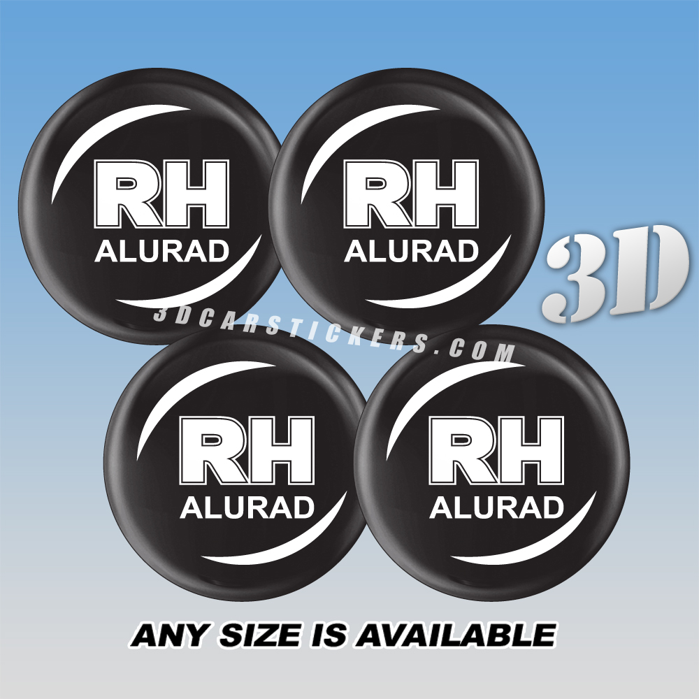 RH Decals For Wheel Center Caps