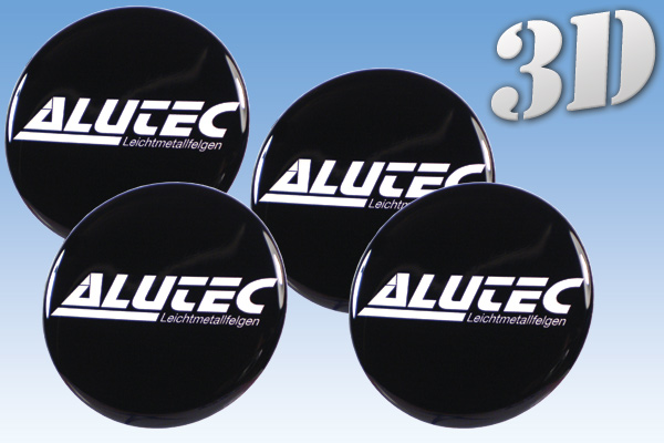 ALUTEC 3D decals for wheel center caps