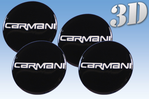 CARMANI 3D decals for wheel center caps