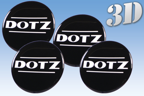 DOTZ 3D decals for wheel center caps