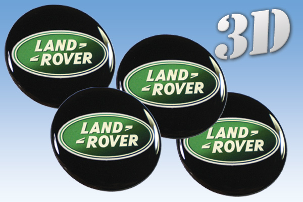 LAND-ROVER 3d car decals for wheel center caps