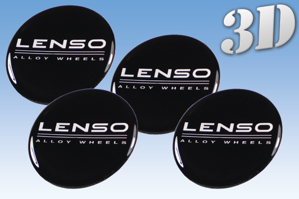 LENSO 3D decals for wheel center caps