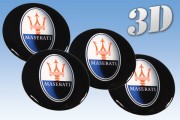 MASERATI 3d car decals for wheel center caps ― Online shop 3D wheel center caps